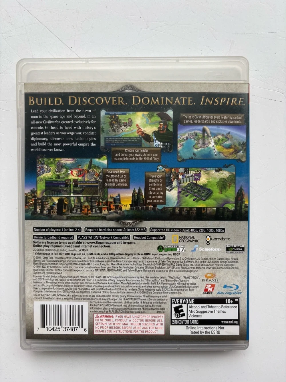 Sony sid meier